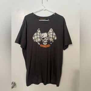 Harley-Davidson Skull Graphic Tee Slim  charcoal, gray